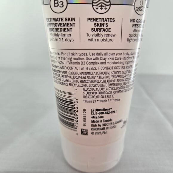 OLAY Firming Body Lotion with Glycerin B3 Peptide Lot of 3 - Picture 4 of 4